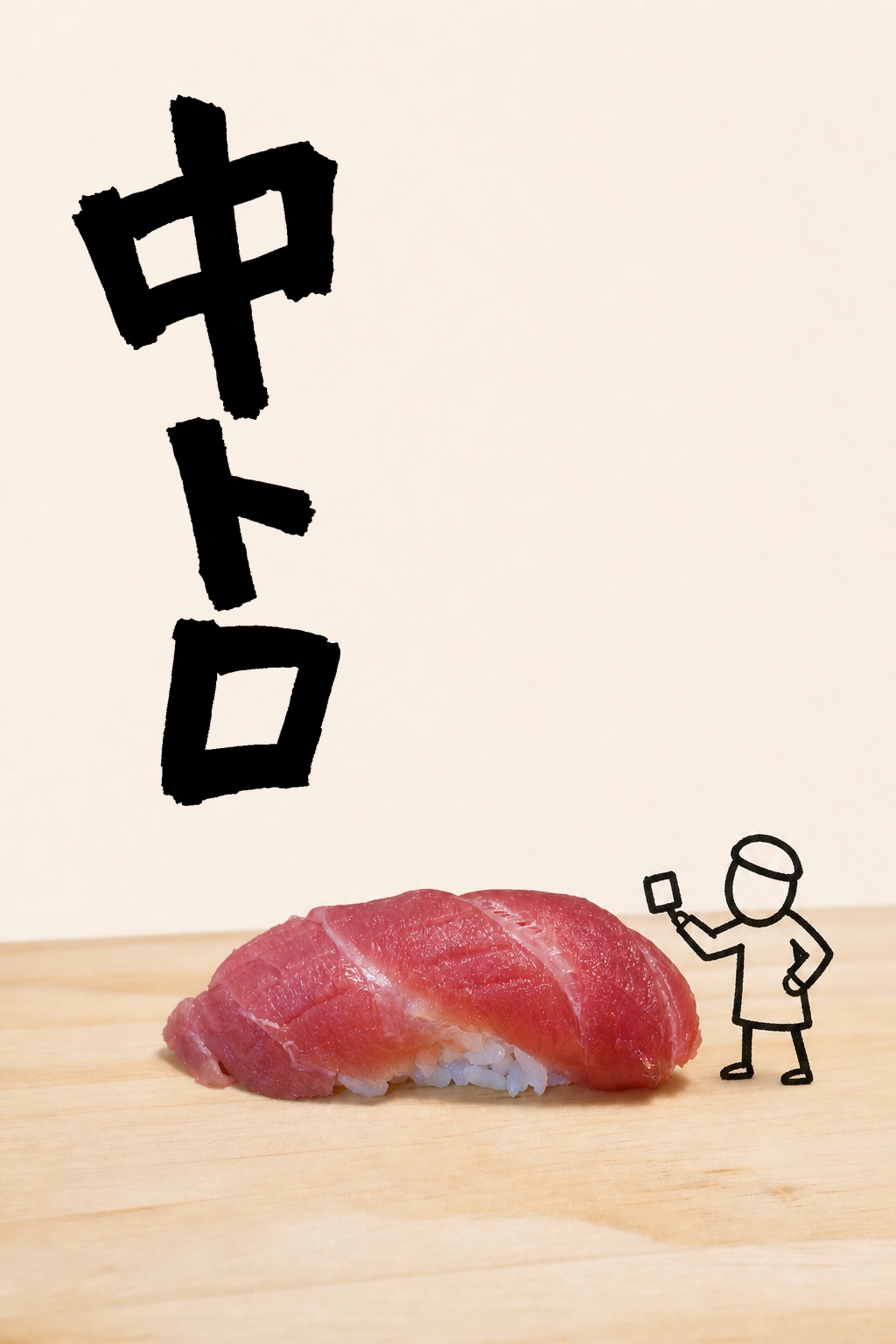 Chutoro Nigiri · Japanese Edition food poster